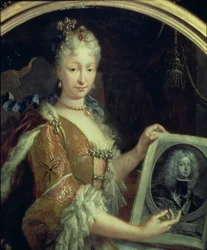 Porträt von Elisabeth Farnese (1692-1766), zweite Frau von Philipp V. von Spanien