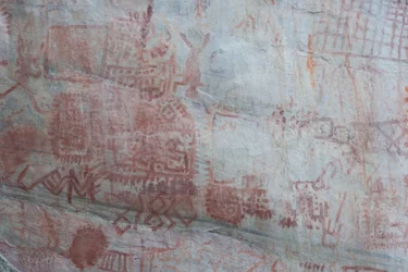 Piktografie, Faical, San Ignacio, Cajamarca, Peru