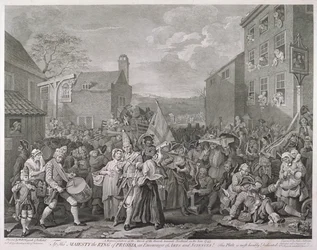 Der Marsch nach Finchley, 1761
