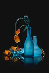 Verwelkende Tulpen Stillleben