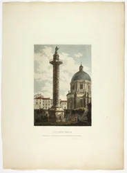Trajanssäule, Tafel einundzwanzig aus Ruinen von Rom