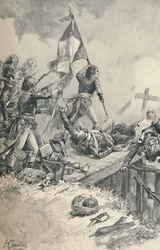 Bonaparte bei Arcole, 1796