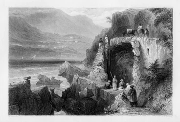 Das Grab von St. Georg, Bucht von Kesrouan, Syrien, 1841