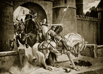 Der Kampf zwischen Wilhelm und Robert bei Gerberoy