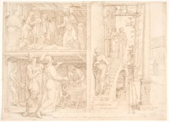 Petrus erweckt Tabita