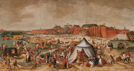 Abriss der Zitadelle von Antwerpen, späte 16. Jahrhundert