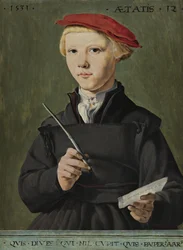 Porträt eines jungen Schuljungen