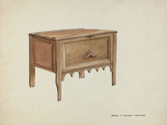 Truhe, ca. 1937