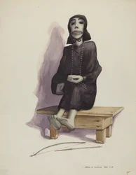 Figur des Todes Muerto