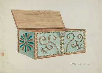 Große Truhe, ca. 1937