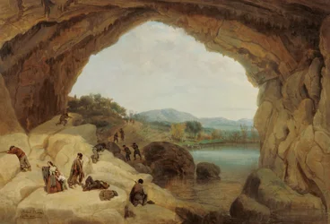 Hinterhalt einer Gruppe von Banditen an der Cueva del Gato