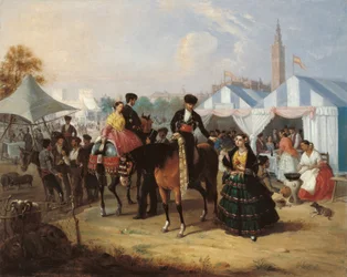 Auf der Messe von Sevilla