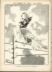 Illustration von Manuel Luque (1854-1919) in La Caricature (1880)