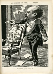 Illustration von Manuel Luque (1854-1919) in La Caricature (1880)