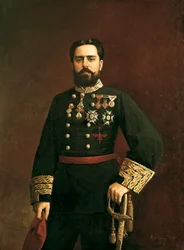 Porträt von Carlos de Borbón y Austria-Este