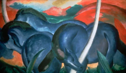 Blaue Pferde, 1911