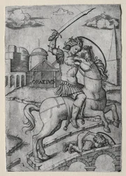 Horatius Cocles verteidigt die Sublicianische Brücke