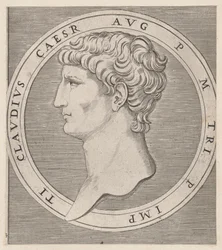 Speculum Romanae Magnificentiae: Claudius, aus Die zwölf Cäsaren, ca. 1500-1534