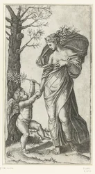 Versöhnung von Minerva und Amor