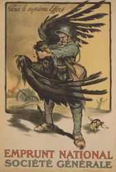 Werbeplakat der Société Générale „Nationale Kriegsanleihe”
