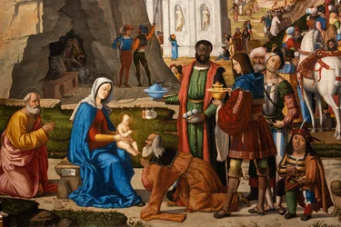 Anbetung der Weisen (Detail)
