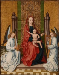 Die Jungfrau und das Kind auf dem Thron, zwischen 1550 und 1560