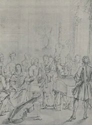 Ein Konzert im Haus eines Adligen, 1736, 1920