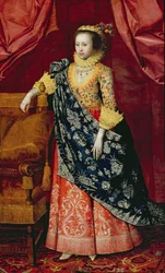 Porträt einer Dame, hier genannt Arabella Stuart