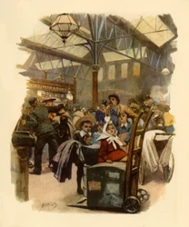 Cannon Street Station, ca. 1900, 1945