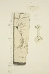 Grab in der Wand der Krypta von St. Nicholas gefunden