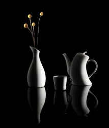 Elegantes Stillleben-Reflexion