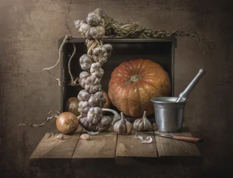 Rustikale Herbsternte