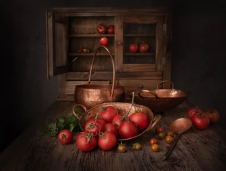 Rustikale Kupfertomaten