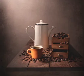 Vintage Kaffee Stillleben