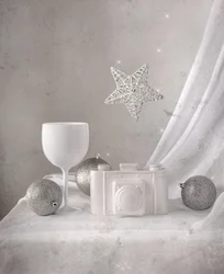 Weiße Weihnachtseleganz