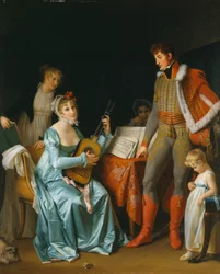 Der Husar und seine Familie