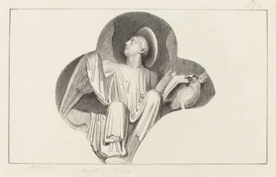 Ein Engel, von der Wells Cathedral