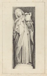Heiliger Johannes, aus der Kapelle Heinrich VII. in der Westminster Abbey