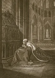 Ludwig VII., König von Frankreich, vor Beckett