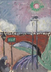 Brücke bei Lausanne (Pont de Gergovie)