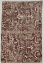 Zwei verbundene Paneele von "Fortuny Painted Velvet"