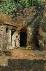 Zigeunerhöhlen, Granada, ca. 1871