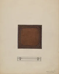 Leder-Medaillenkasten, 1936