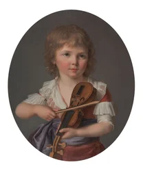 Meister Henri Gabiou spielt die Violine