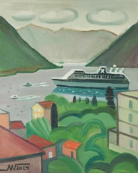 Fjordkreuzfahrt Dorf