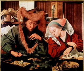 Der Geldverleiher und seine Frau