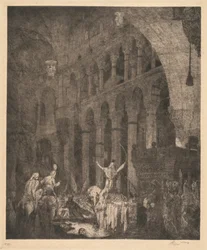 Mohammed II in der Hagia Sophia