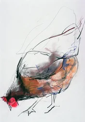 Henne füttern, Trasierra, 1998