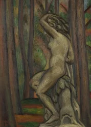 Statue in einem Park