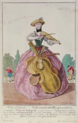 Der Instrumentenbauer, ca. 1735, veröffentlicht in Augsburg